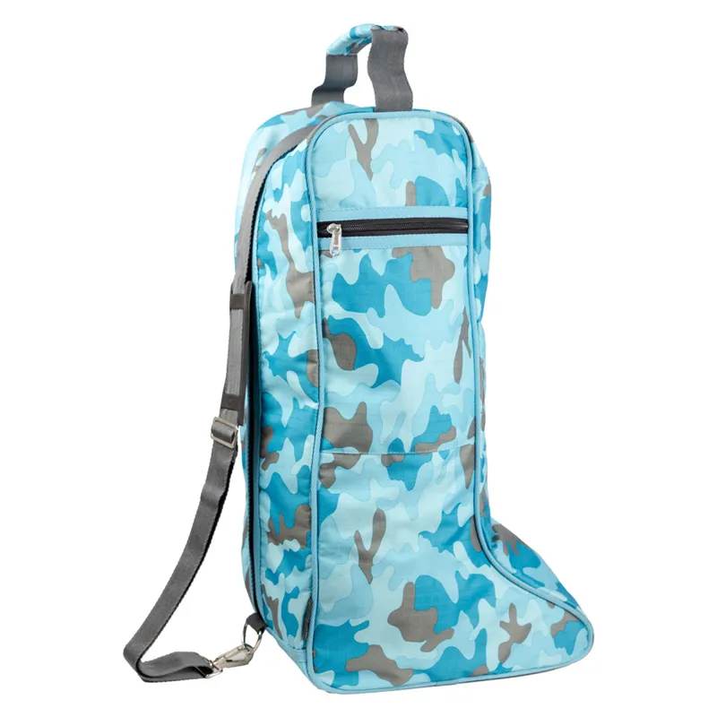 Hy Equestrian DynaForce Boot Bag - Pacific/Grey