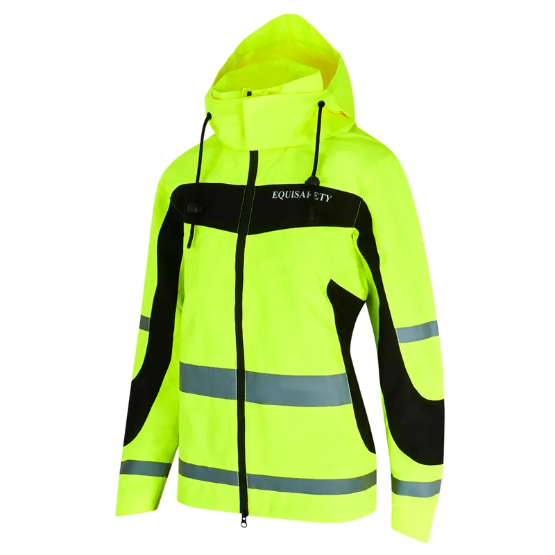 Equisafety Hi-Vis Lightweight Waterproof Jacket - Yellow
