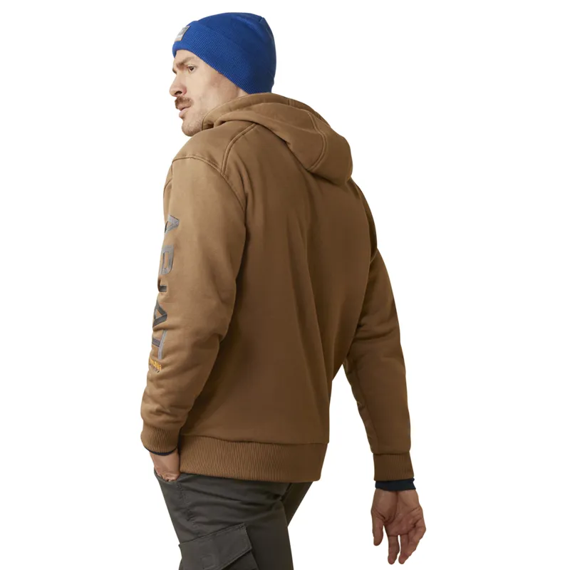 Ariat Men's Rebar All-Weather Full Zip Hoodie - Rebar Khaki-1