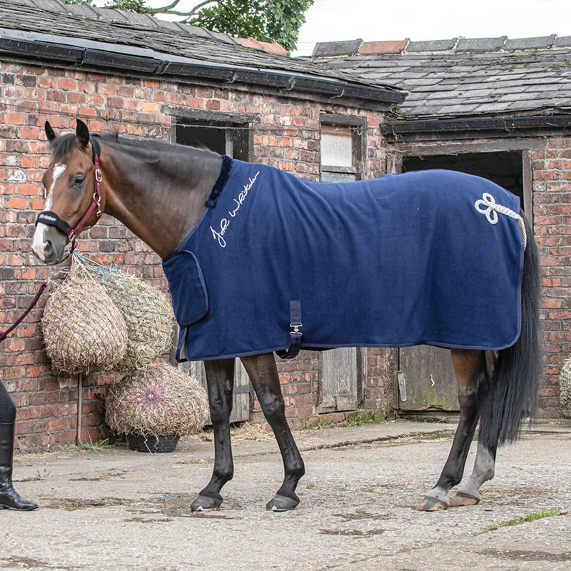 John Whitaker Chelsea Show Rug - Navy/Silver