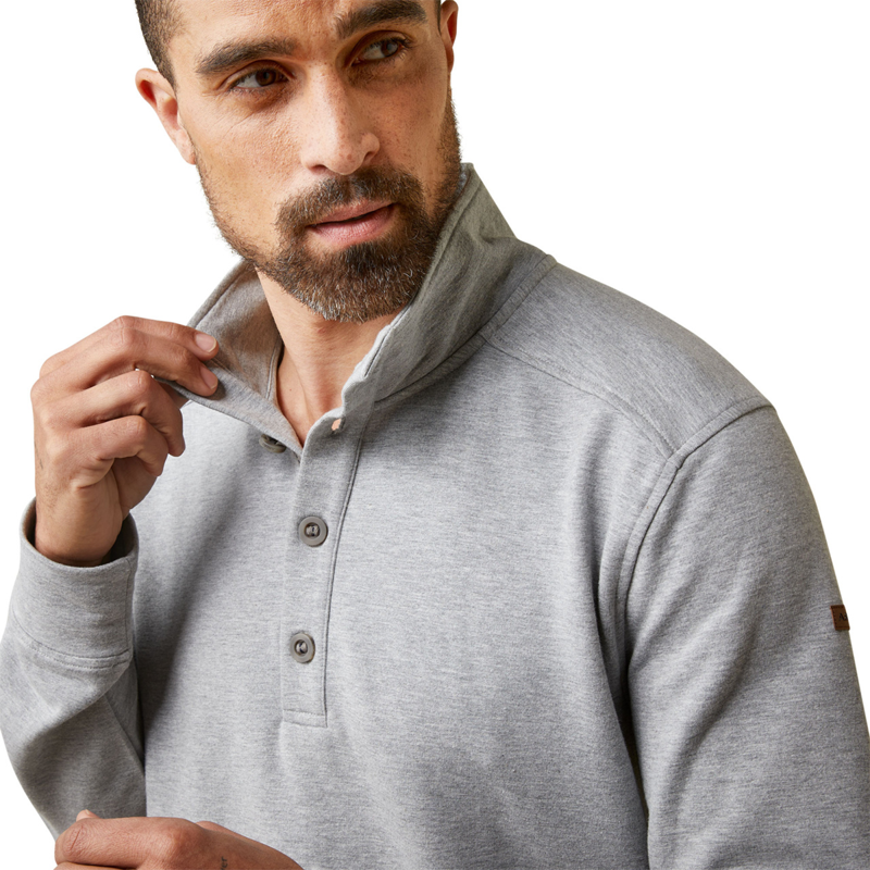 Ariat Men's Kentfield Sweatshirt - Heather Grey-3