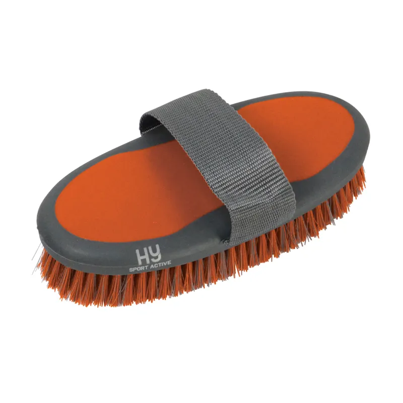 Hy Sport Active Body Brush - Terracotta Orange
