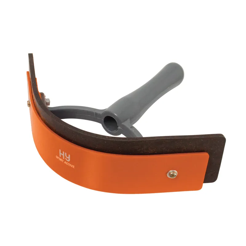 Hy Sport Active Groom Sweat Scraper - Terracotta Orange