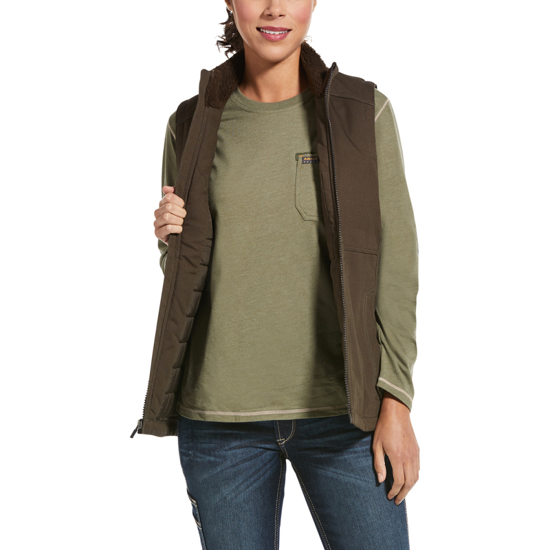 Ariat Rebar Duracanvas Insulated Gilet - Wren-1