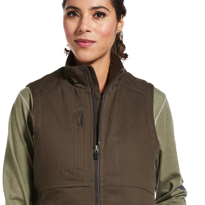 Ariat Rebar Duracanvas Insulated Gilet - Wren-3