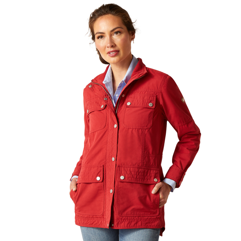 Ariat Women's Calumet Field Jacket - Karanda Red-1