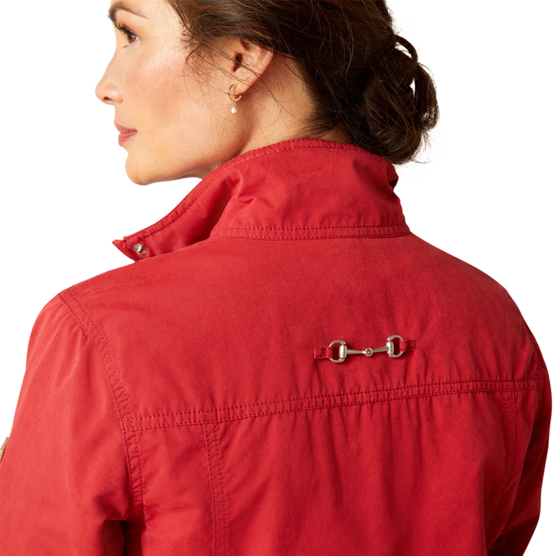 Ariat Women's Calumet Field Jacket - Karanda Red-4
