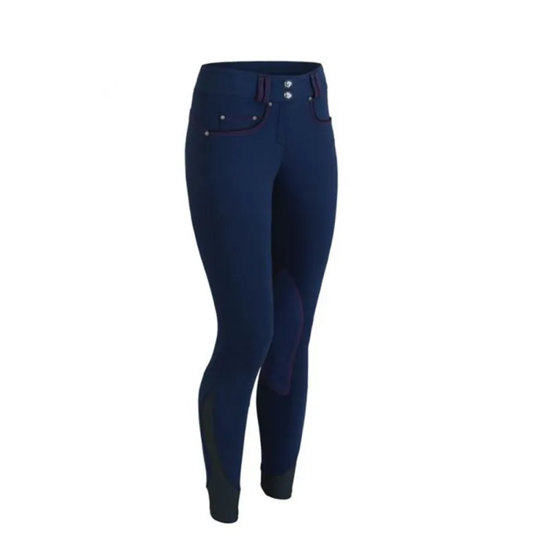 Tredstep Ladies Symphony Rosa II Breeches - Knee Patch - Nebula Blue