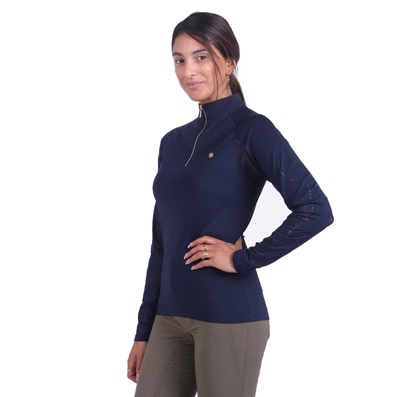 QHP Sport Shirt Yvet - Navy