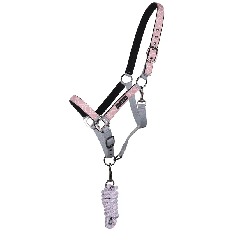 QHP Headcollar Set With Turnout Collection - Primrose