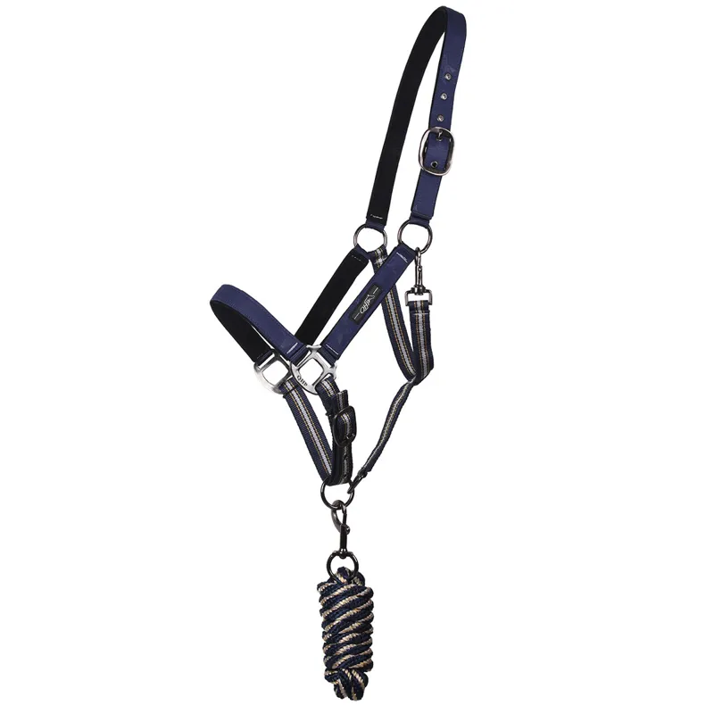 QHP Headcollar Set With Turnout Collection - Stardust
