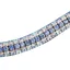 QHP Havana Browband - Black/Ice Blue
