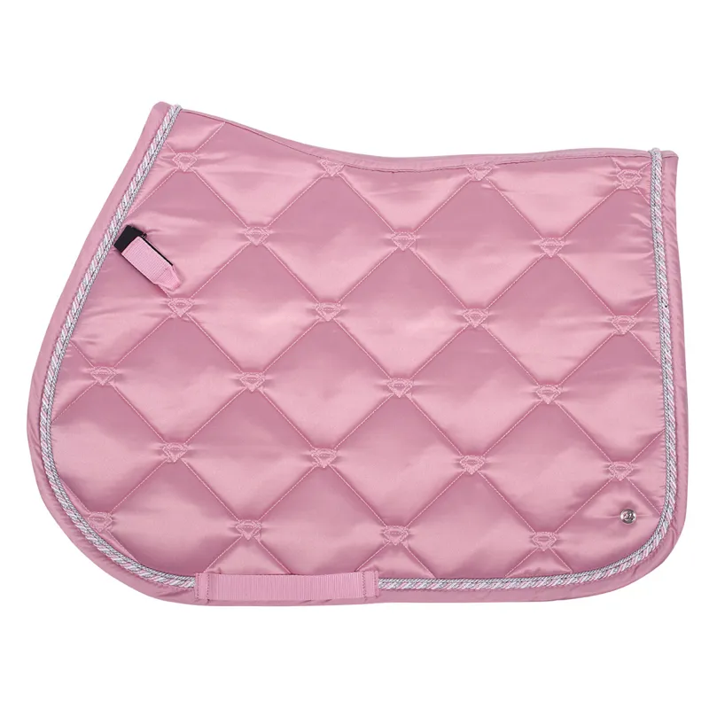 QHP Saddlepad Havana All Purpose - Full - Powder Pink