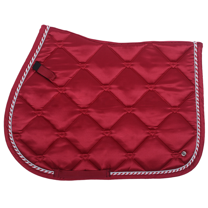 QHP Saddlepad Havana - Red-2