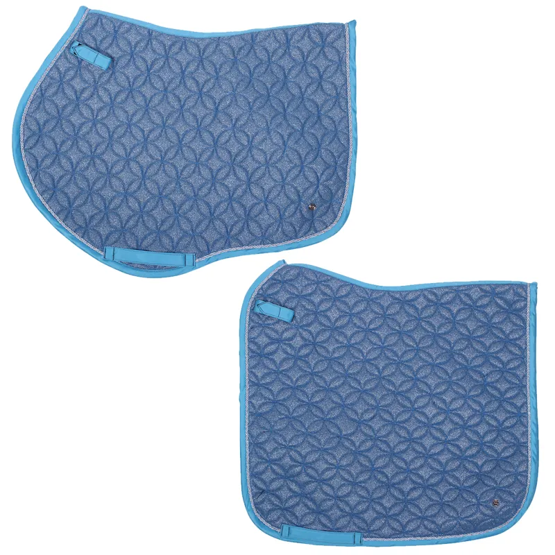 QHP Saddlepad Rio - Ice Blue