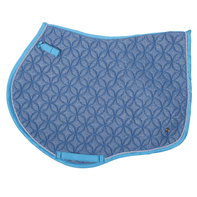 QHP Saddlepad Rio - Ice Blue-1
