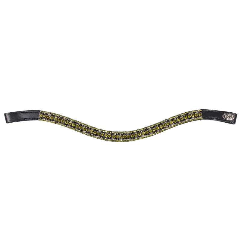 QHP Havana Browband - Black/Olive