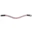 QHP Havana Browband - Black/Powder Pink