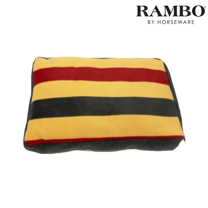 Horseware Rambo Deluxe Dog Bed - Witney Stripe Gold