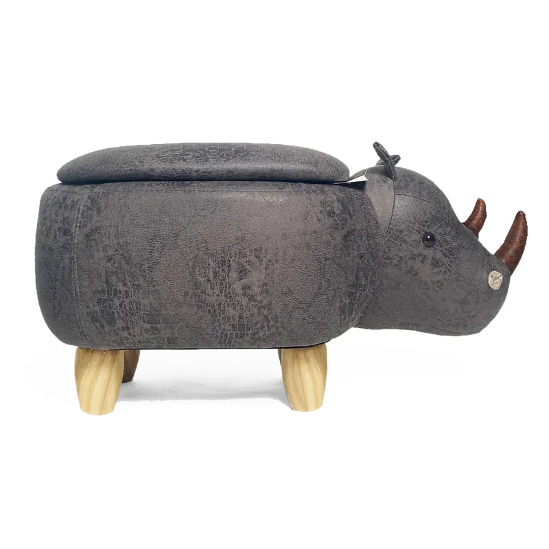 Besp-Oak Rhinoceros Foot Stool