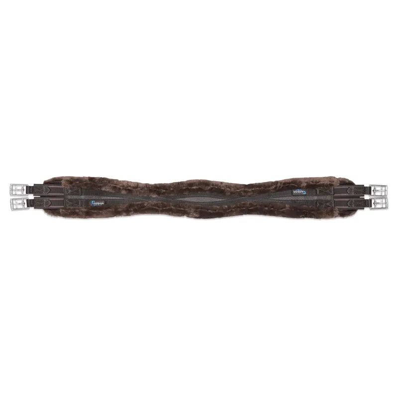 ARMA Performance SupaFleece Contour Girth - Elastic - Brown