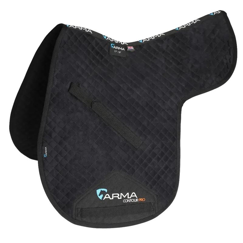 Shires ARMA Suede Numnah - Black