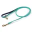 Shires Digby And Fox Padded Leather Dog Lead - Aqua