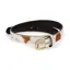 Aubrion 25mm Cow Hair Skinny Belt - Cow Print 