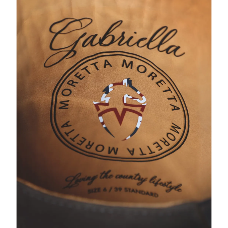 Moretta Gabriella Riding Boots - Slim/Reg Calf - Brown-1