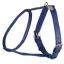 Shires Digby And Fox Rolled Leather Dog Harness - Navy