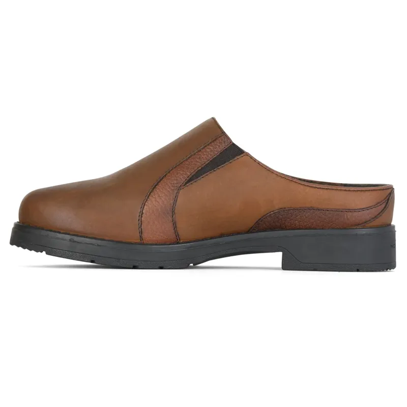 Shires Moretta Ladies Donna Leather Clogs in Brown 