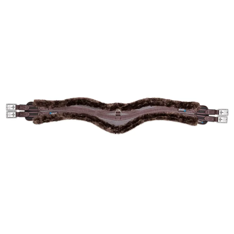 ARMA SupaFleece Anatomical Girth with Elastic - Brown