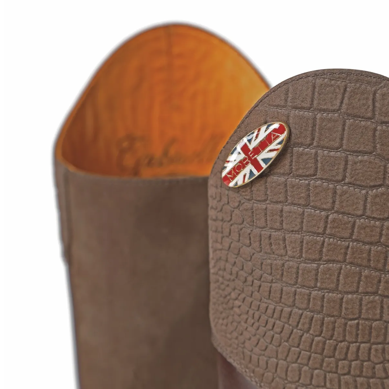 Moretta Gabriella Riding Boots - Slim/Reg Calf - Brown-2