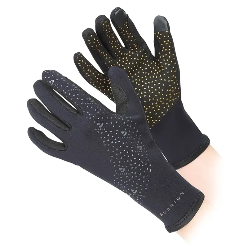 Aubrion Neoprene Super Grip Touchscreen Gloves - Black 