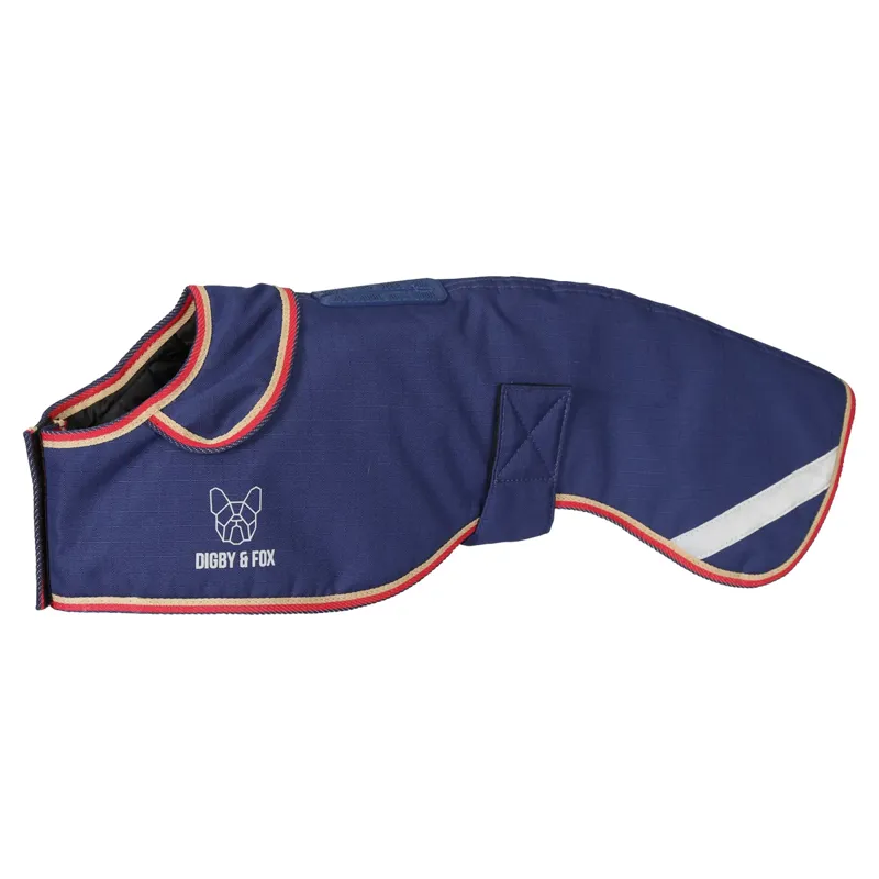 Shires Digby And Fox Waterproof Greyhound Coat - Indigo