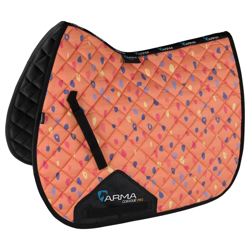 Shires ARMA Sport XC Saddlecloth - Orange Spot