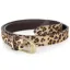 Aubrion 25mm Cow Hair Skinny Belt - Leopard