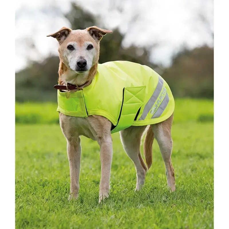 Shires EQUI-FLECTOR Dog Rug Coat - Yellow