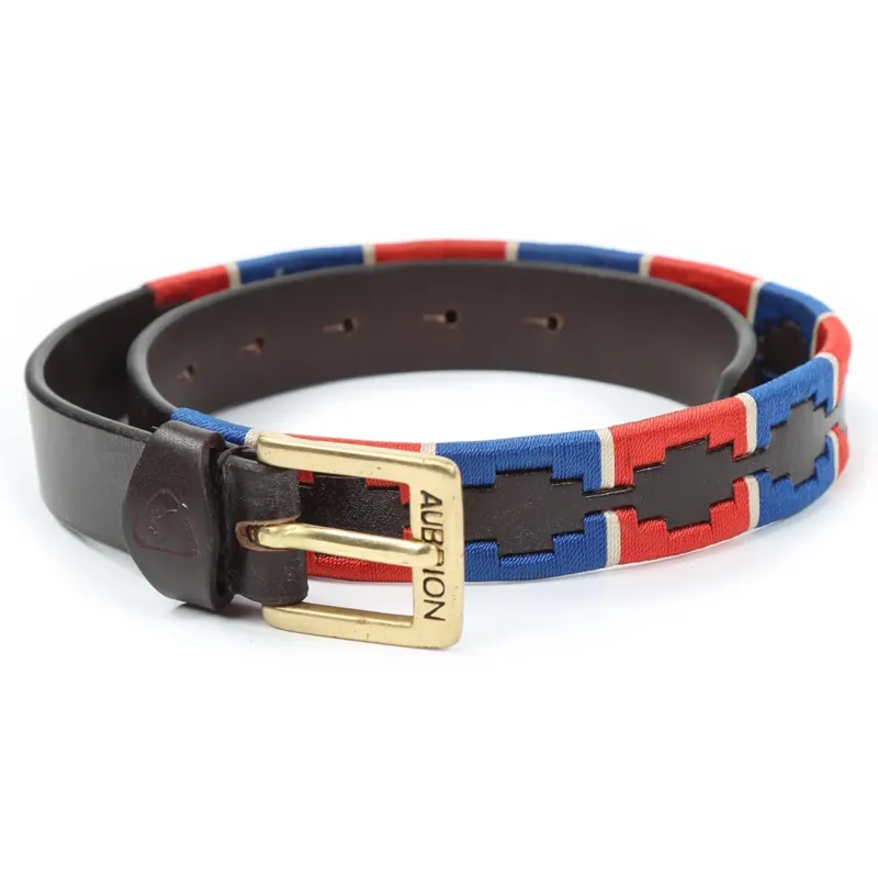 Shires Drover Polo Belt - Navy/Red