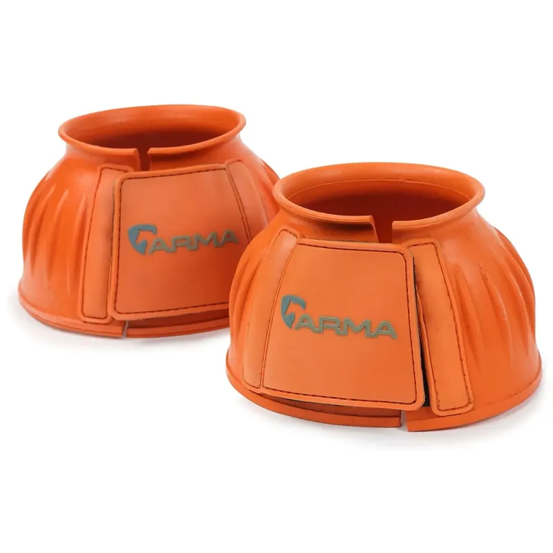 Shires ARMA Touch Close Over Reach Boots - Orange