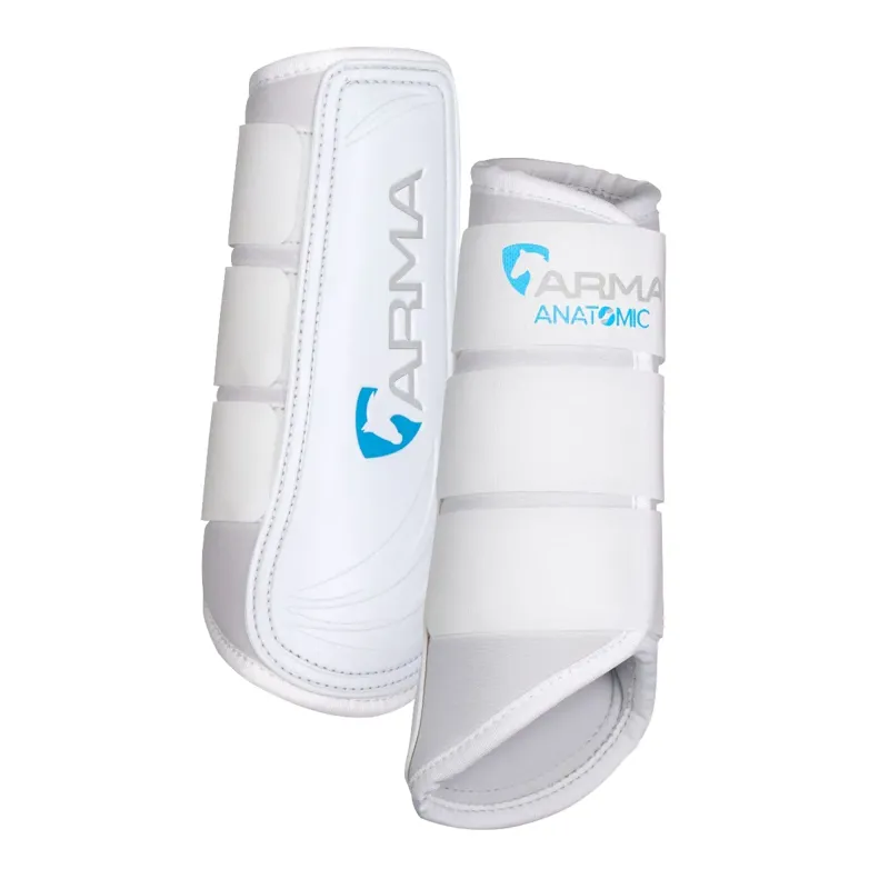 Shires ARMA Neoprene Brushing Boots - White