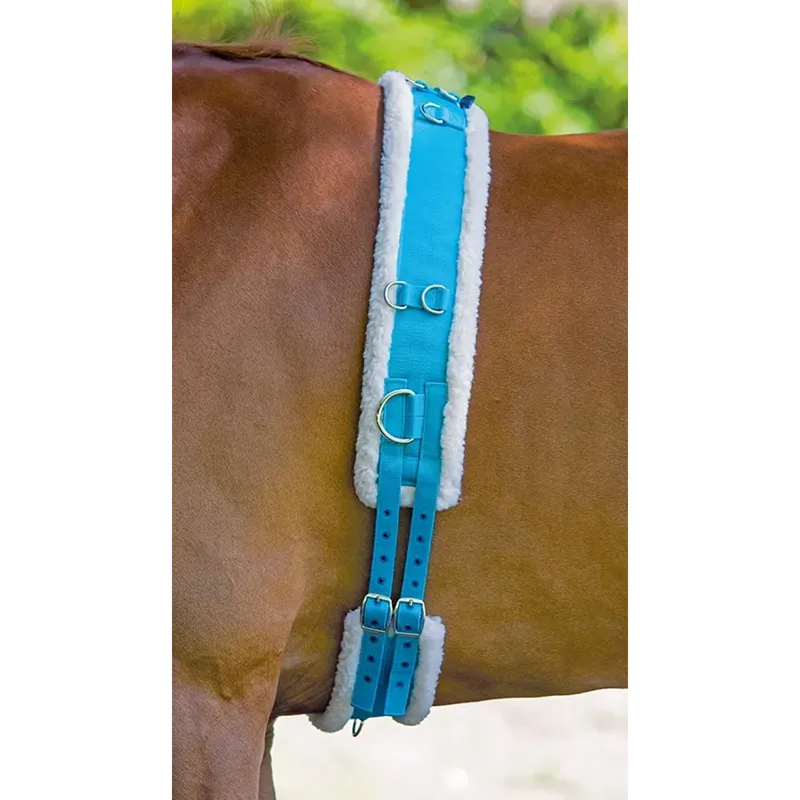 Shires Nylon Roller With Fleece Padding - Blue