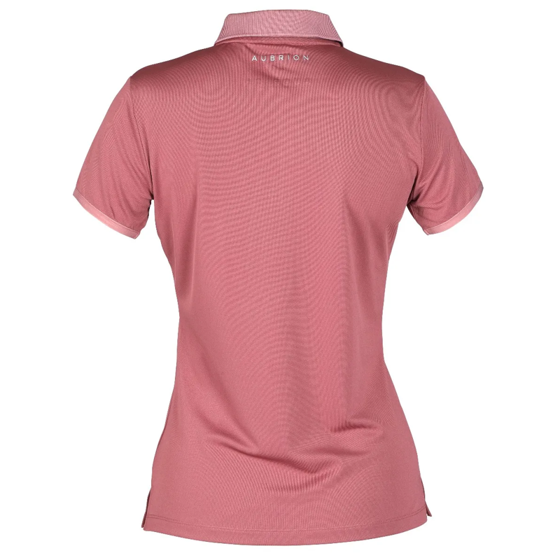 Aubrion  Parsons Tech Polo - Dusty Pink-1