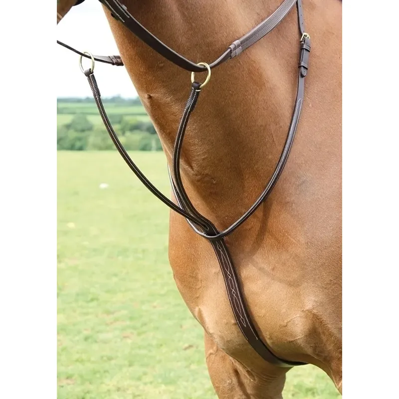 Shires Salisbury Running Martingale - Australian Nut