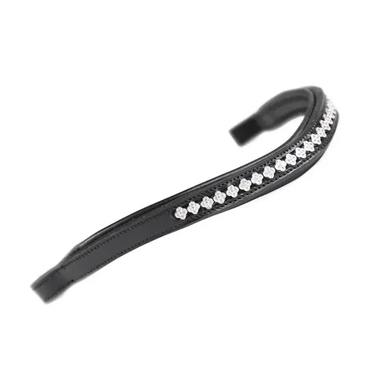 Velociti GARA Flower Diamante Browband - Black