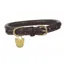 Shires Digby And Fox Rolled Leather Dog Collar - Brown