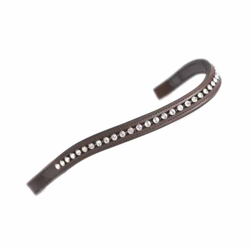 Velociti GARA Large Diamante Browband  - Havana/Clear