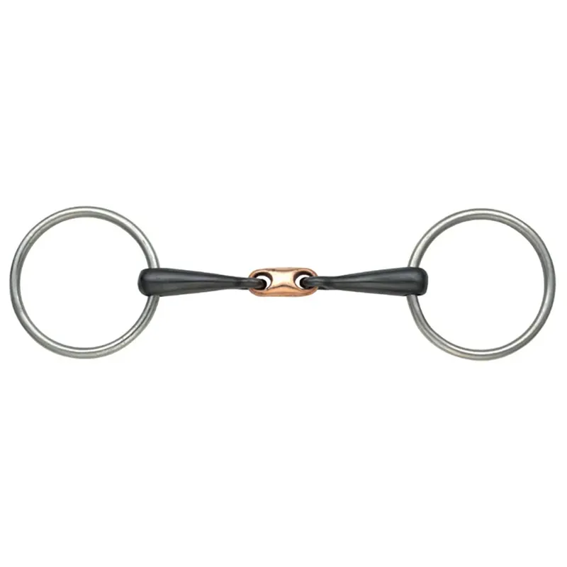 Shires Copper Lozenge Sweet Iron Snaffle