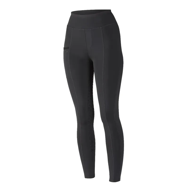 Shires Aubrion Hudson Riding Tights - Maids - Black