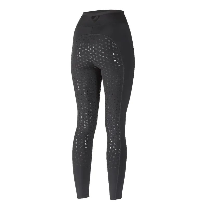 Shires Aubrion Hudson Riding Tights - Maids - Black-2